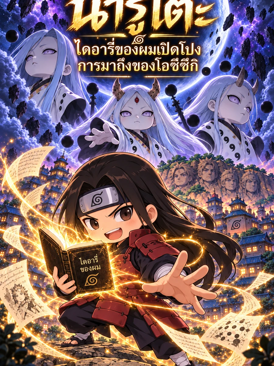 ปก นารูโตะ ไดอารี่ของผมเปิดโปงการมาถึงของโอซึซึกิ