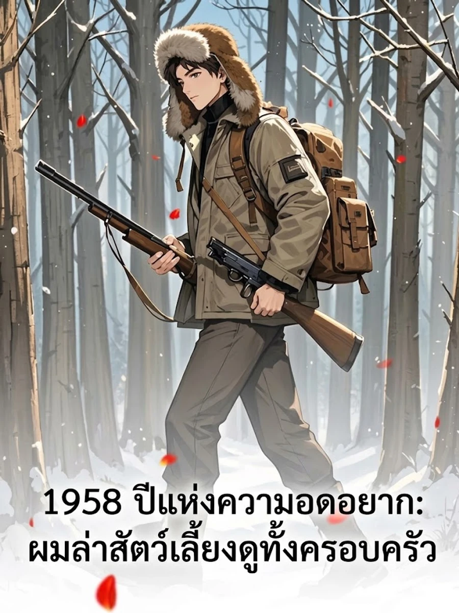 ปก "1958 ปีแห่งความอดอยาก: ผมล่าสัตว์เลี้ยงดูทั้งครอบครัว"