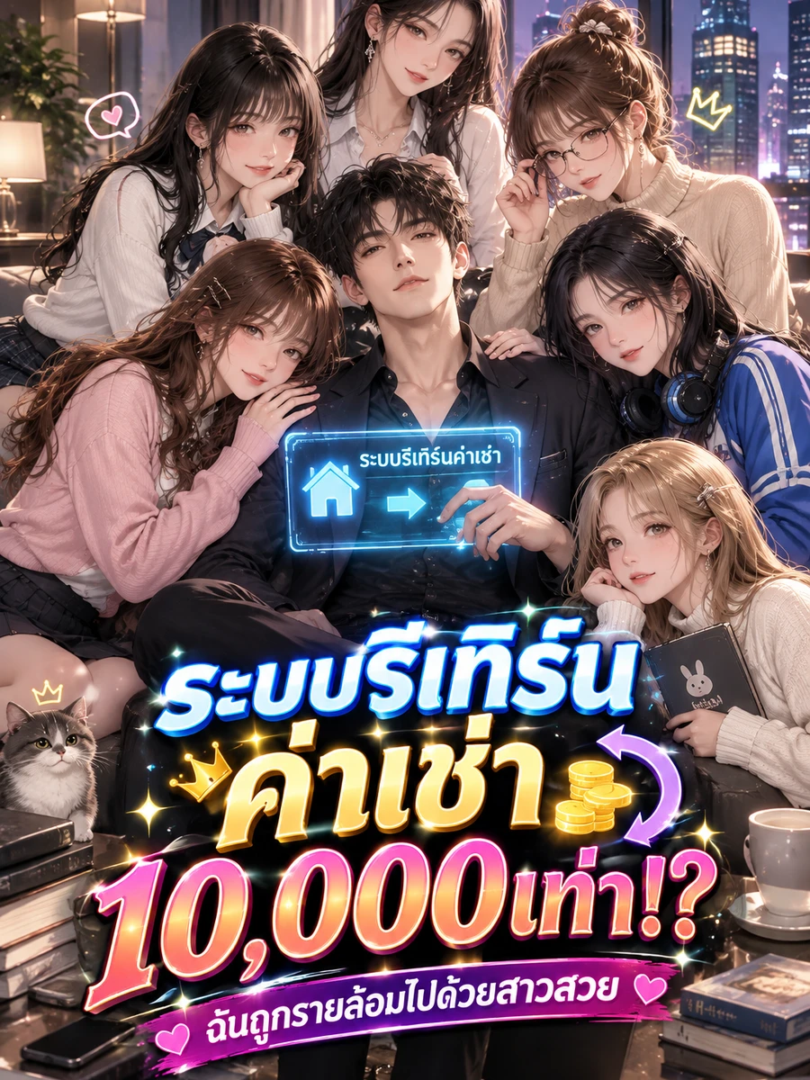 ปก ผลตอบแทนค่าเช่า 10,000เท่า!? ฉันถูกรายล้อมไปด้วยสาวสวยเซ็กซี่