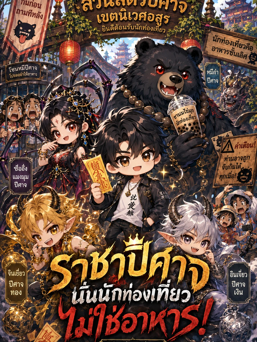 ปก ราชาปีศาจ นั่นนักท่องเที่ยวไม่ใช่อาหาร!