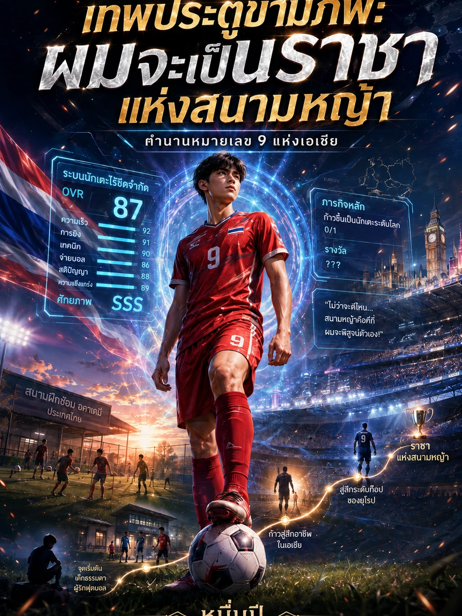 ปก เทพประตูข้ามภพ: ผมจะเป็นราชาแห่งสนามหญ้า