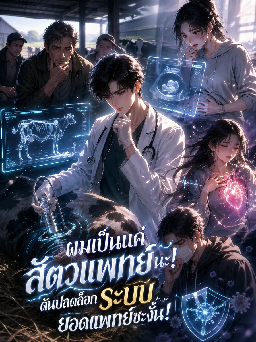 ปก ผมเป็นแค่สัตวแพทย์นะ! ดันปลดล็อกระบบยอดแพทย์ซะงั้น!