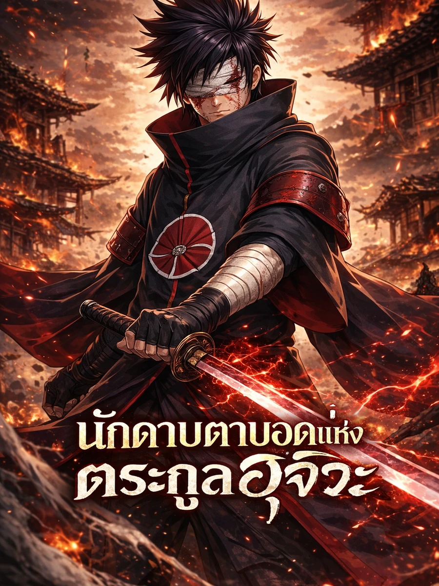 ปก นักดาบตาบอดแห่งตระกูลอุจิวะ