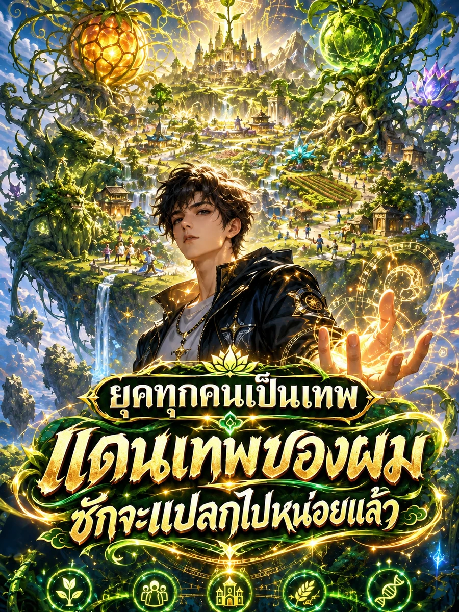 ปก ยุคทุกคนเป็นเทพ แดนเทพของผมชักจะแปลกไปหน่อยแล้ว