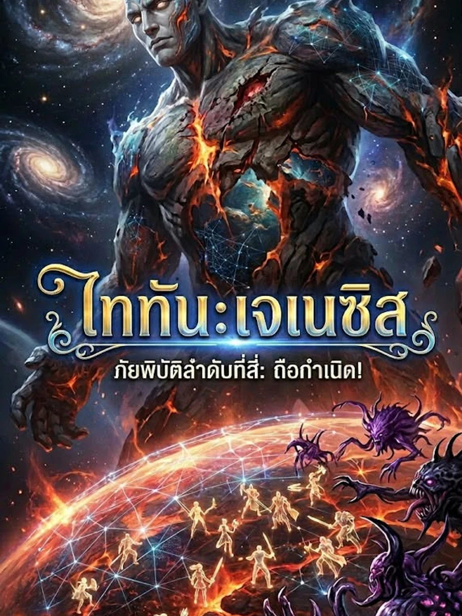 ปก ไททันเจเนซิสและภัยพิบัติลําดับที่สี่ถือกําเนิด