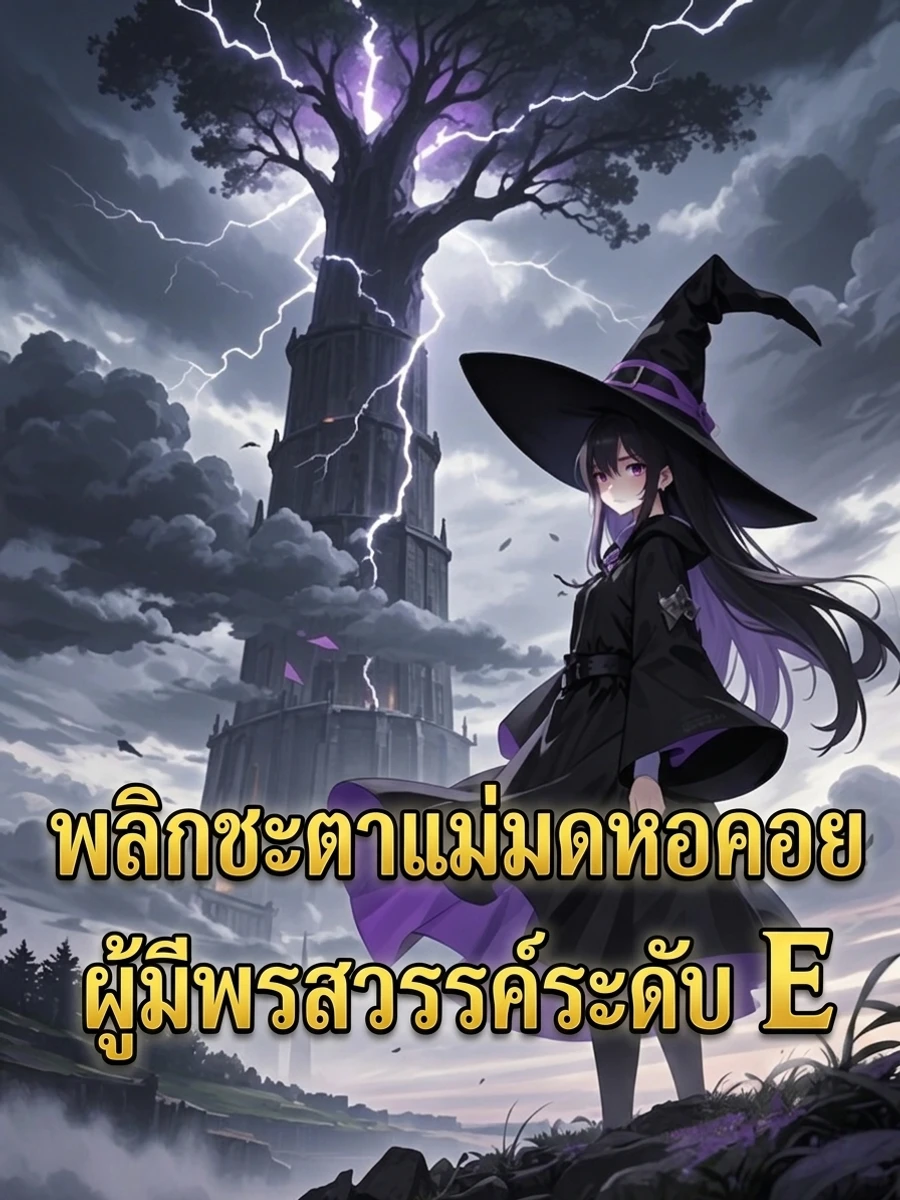 ปก พลิกชะตาแม่มดหอคอยผู้มีพรสวรรค์ระดับ E