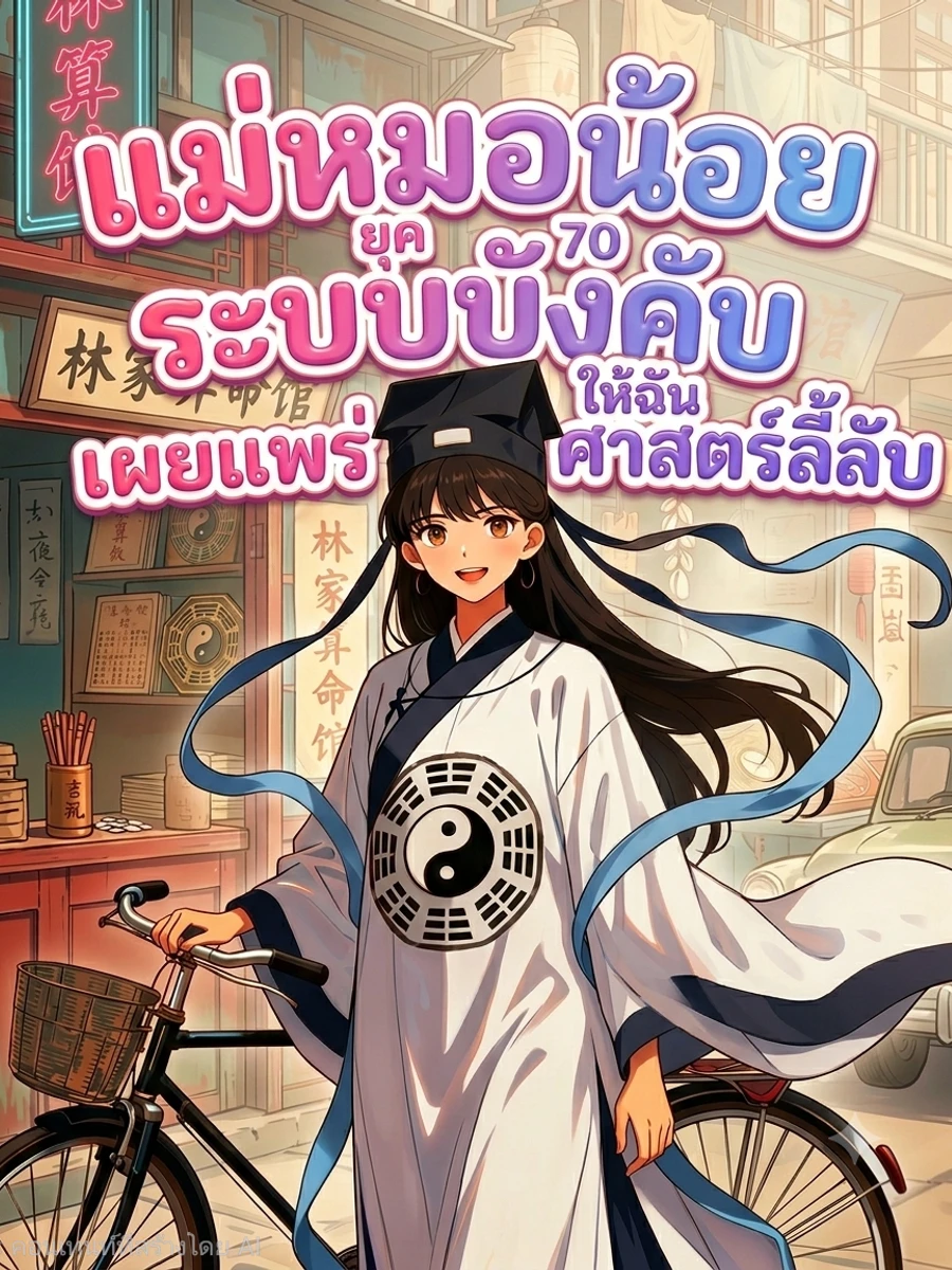 ปก แม่หมอน้อยยุค70:ระบบบังคับให้ฉันเผยแผร่ศาสตร์ลี้ลับ