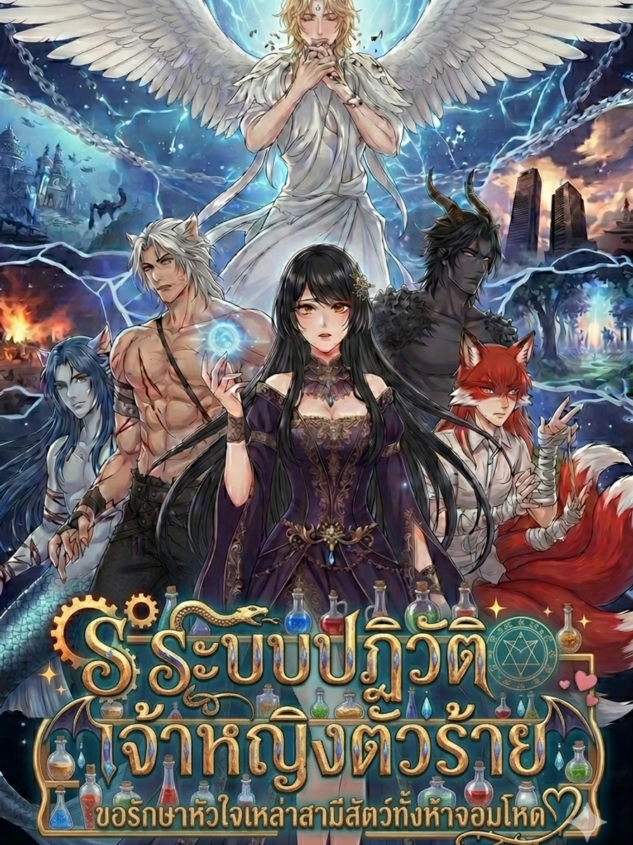 ปก ระบบปฏิวัติเจ้าหญิงตัวร้าย ขอรักษาหัวใจเหล่าสามีสัตว์ทั้งห้าจอมโหด