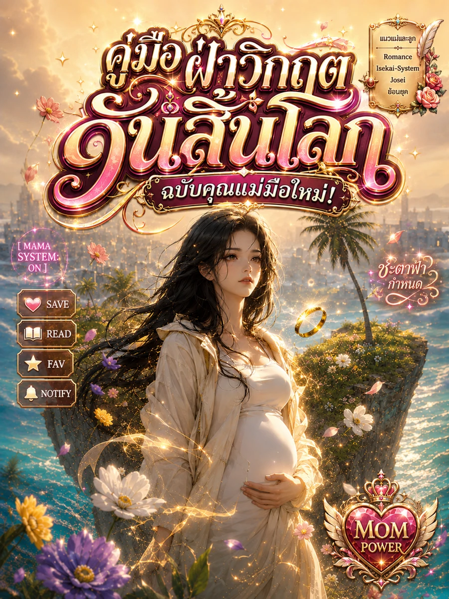 ปก คู่มือฝ่าวิกฤตวันสิ้นโลกฉบับคุณแม่มือใหม่!