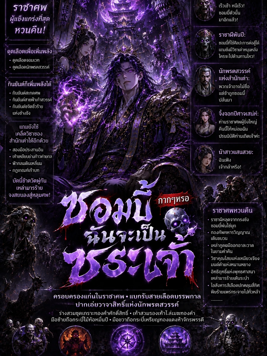 ปก ซอมบี้กากๆหรอ ฉันจะเป็นพระเจ้าซอมบี้