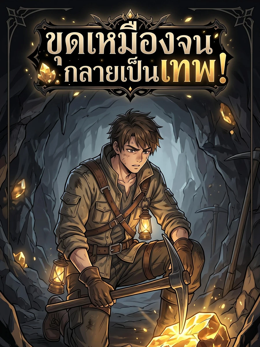 ปก ขุดเหมืองจนกลายเป็นเทพ!