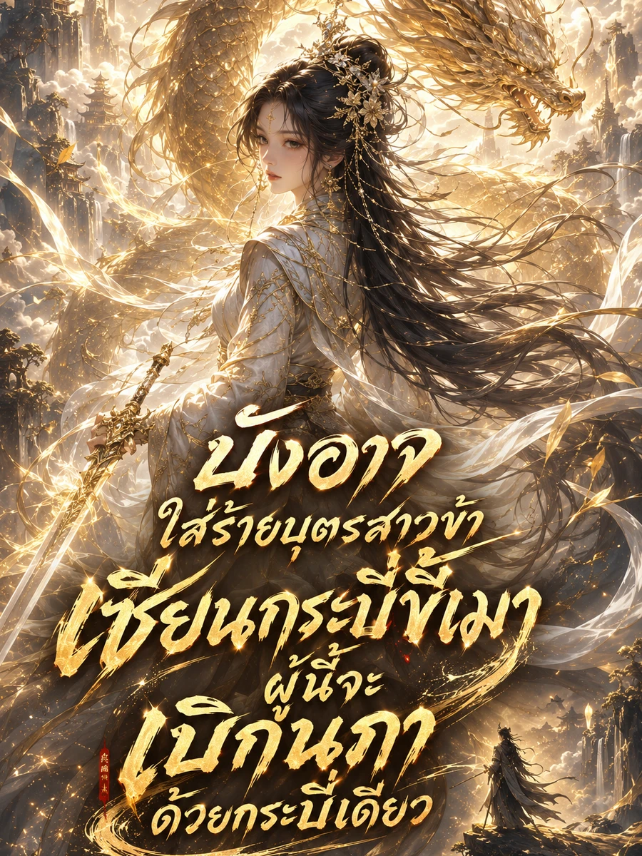 ปก บังอาจใส่ร้ายบุตรสาวข้า เซียนกระบี่ขี้เมาผู้นี้จะเบิกนภาด้วยกระบี่เดียว