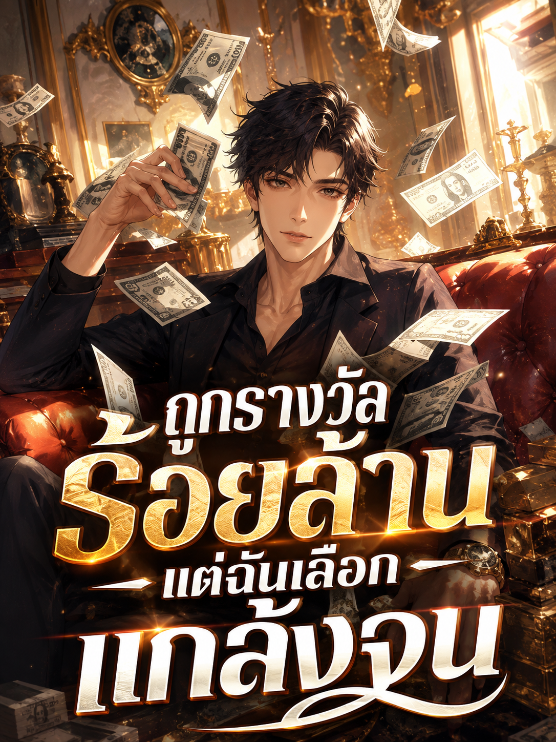 ปก ถูกรางวัลร้อยล้าน แต่ฉันเลือกแกล้งจน