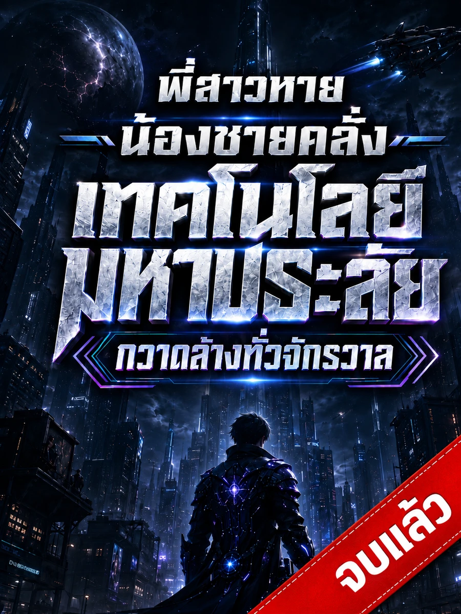 ปก [จบแล้ว]พี่สาวหาย น้องชายคลั่ง เทคโนโลยีมหาประลัย กวาดล้างทั่วจักรวาล