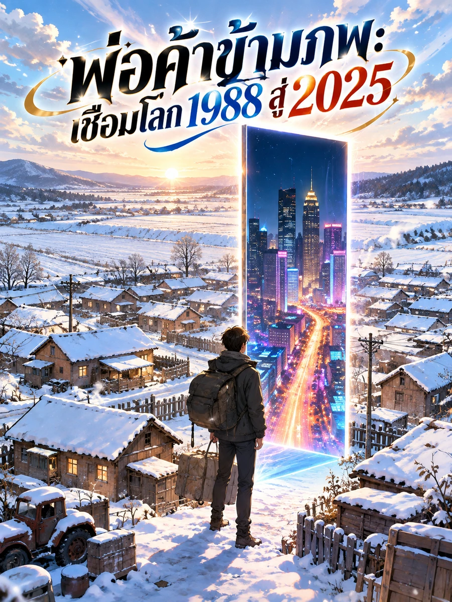 ปก (จบแล้ว) พ่อค้าข้ามภพ: เชื่อมโลก 1988 สู่ 2025