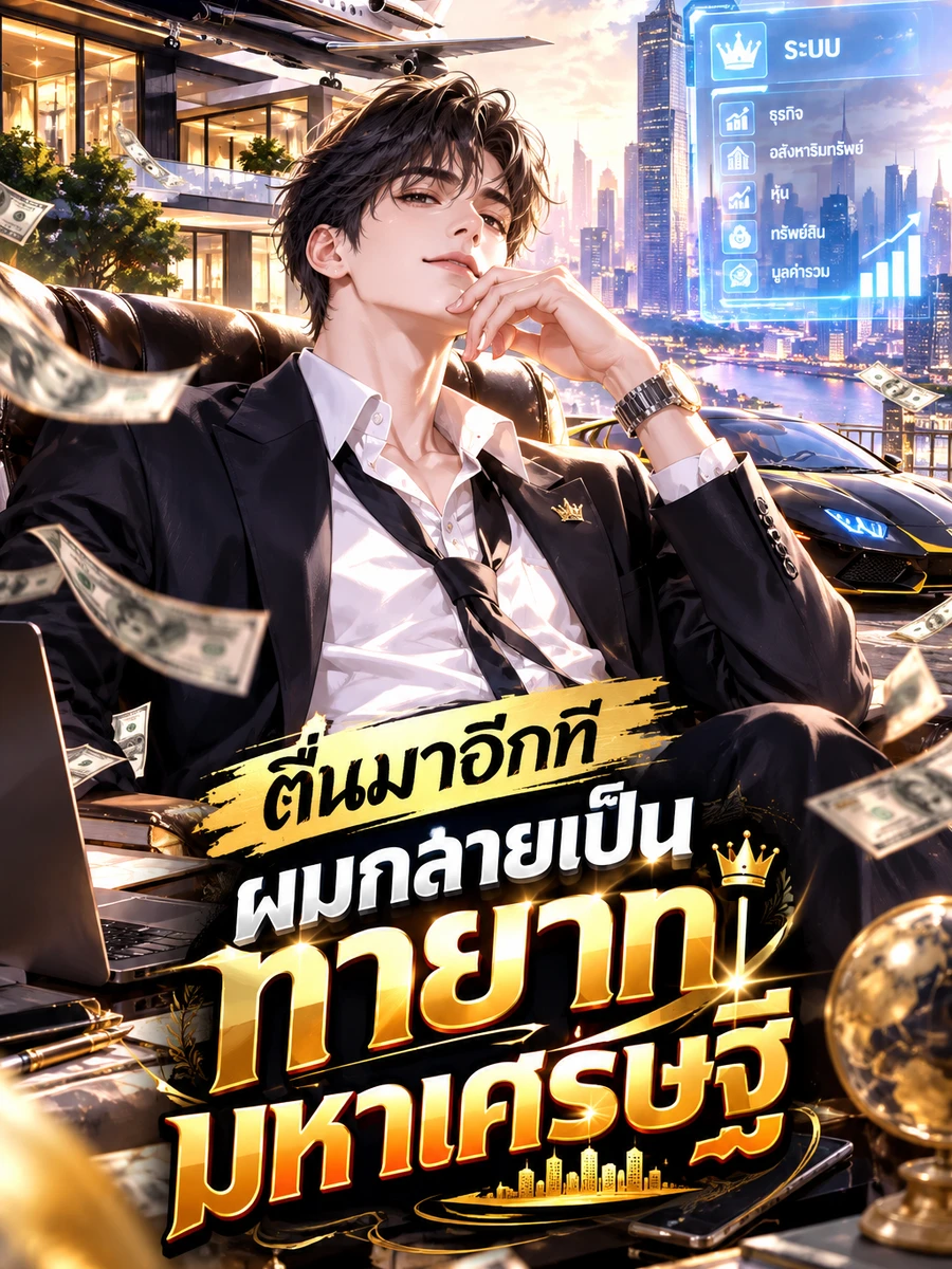 ปก ตื่นมาอีกที ผมกลายเป็นทายาทมหาเศรษฐี (ฟรี 150 ตอน)