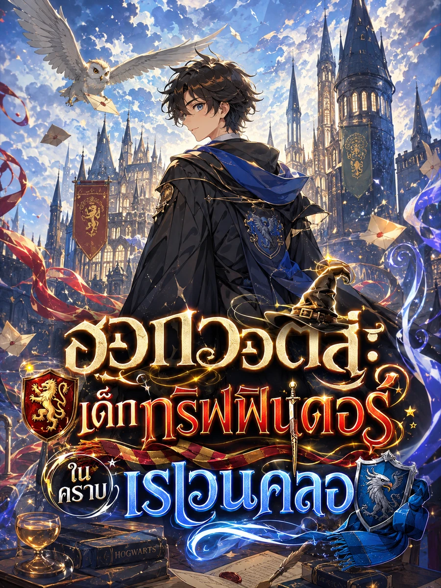 ปก ฮอกวอตส์ เด็กกริฟฟินดอร์ในคราบเรเวนคลอ
