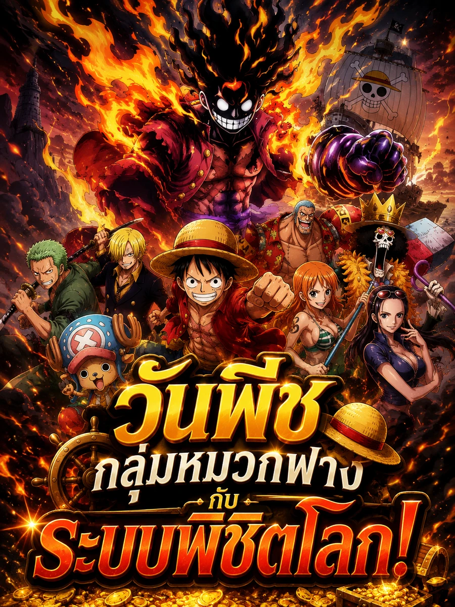 ปก วันพีช: กลุ่มหมวกฟางกับระบบพิชิตโลก!