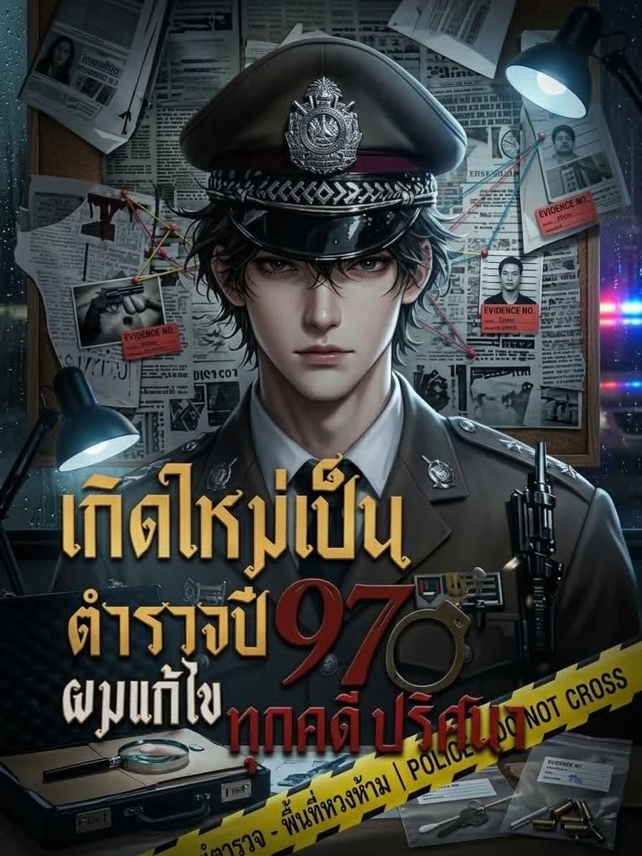 ปก เกิดใหม่เป็นตํารวจปี97 ผมแก้ไขคดีปริศนา! (ชนจีน)