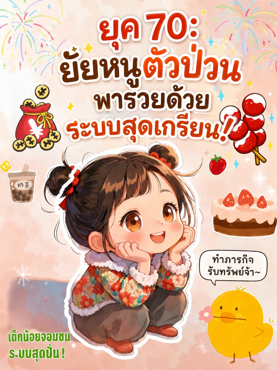 ปก ยุค 70: ยัยหนูตัวป่วนพารวยด้วยระบบสุดเกรียน!