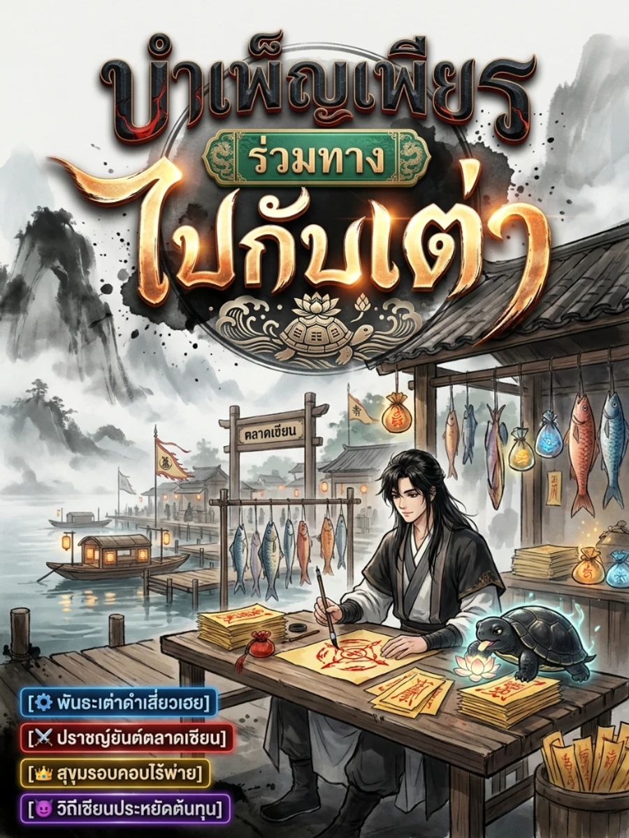 ปก บําเพ็ญเพียร ร่วมทางไปกับเต่า