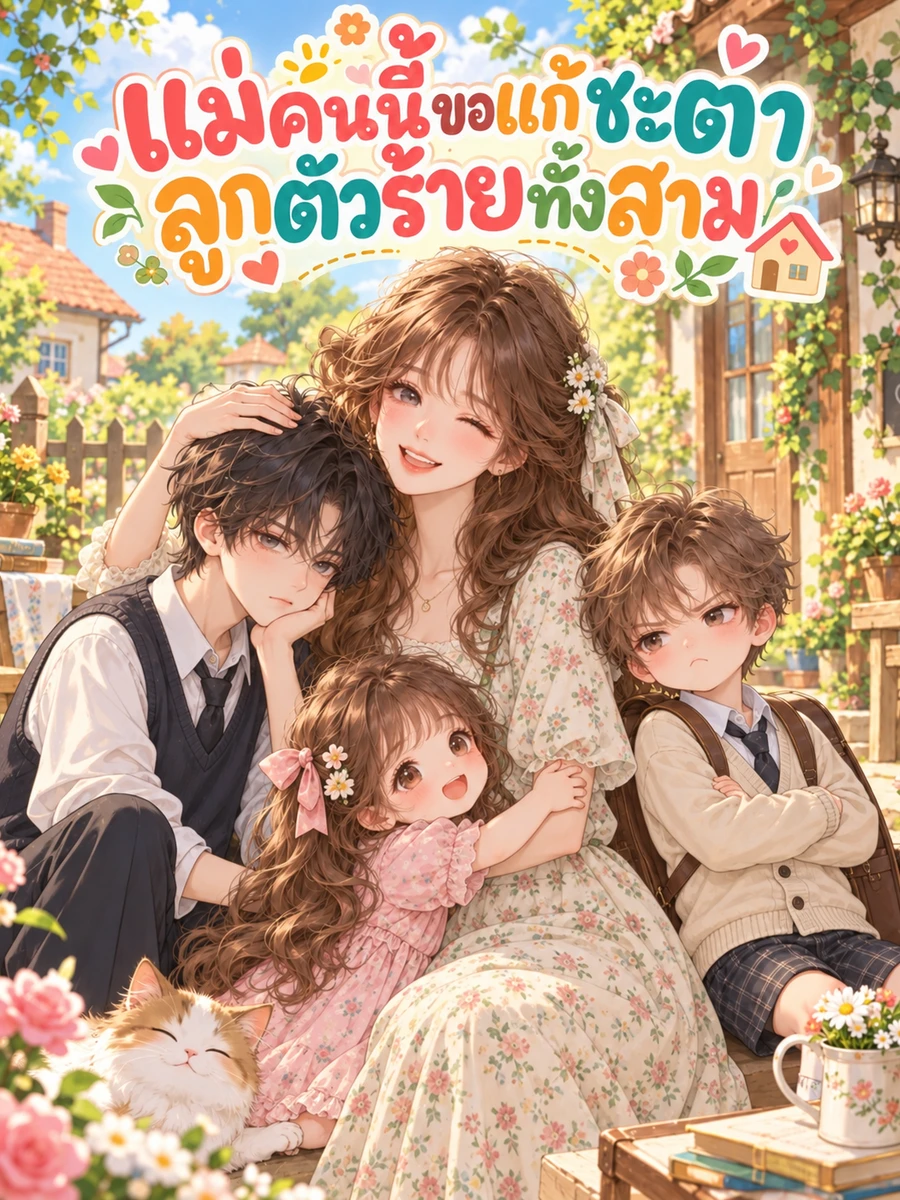 ปก [จบแล้ว]แม่คนนี้ขอแก้ชะตาลูกตัวร้ายทั้งสาม