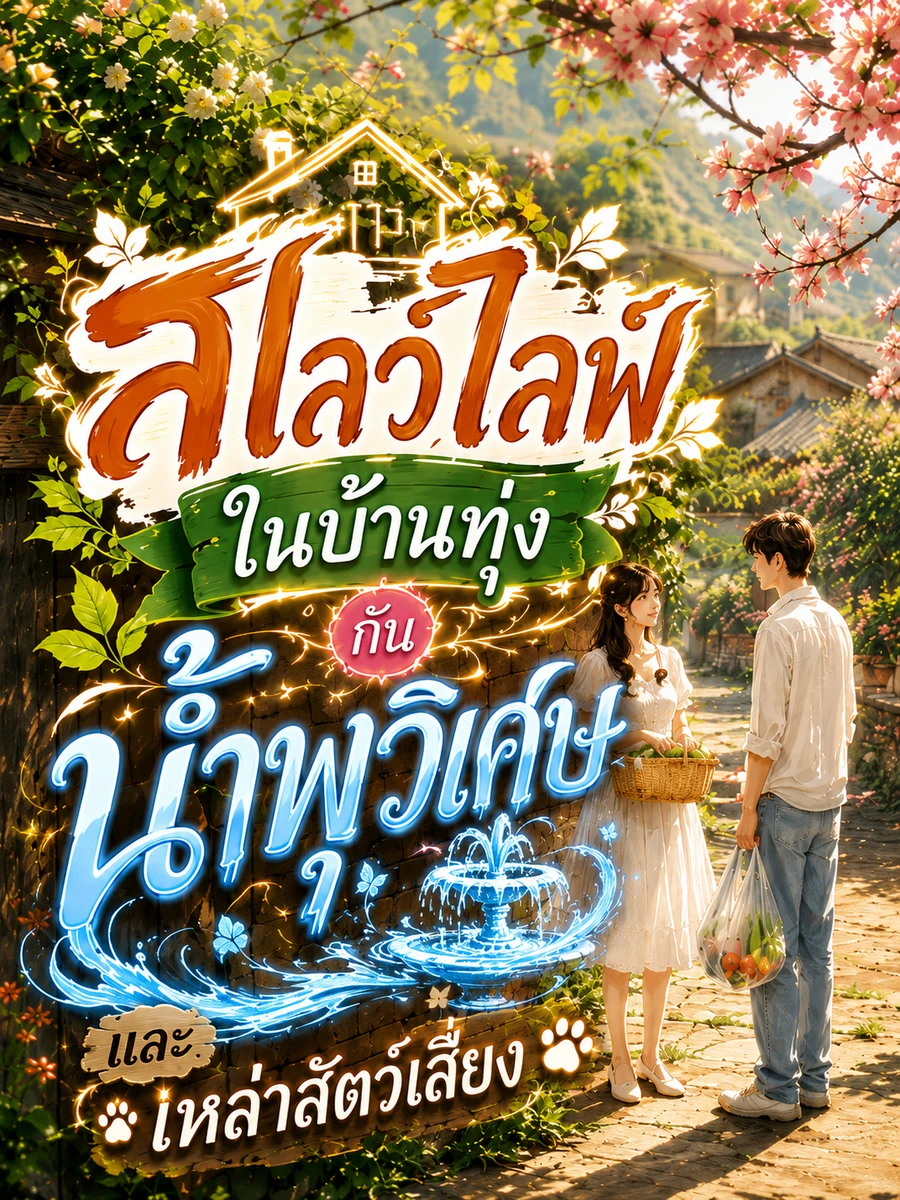 ปก สโลว์ไลฟ์ในบ้านทุ่งกับน้ําพุวิเศษและเหล่าสัตว์เลี้ยง