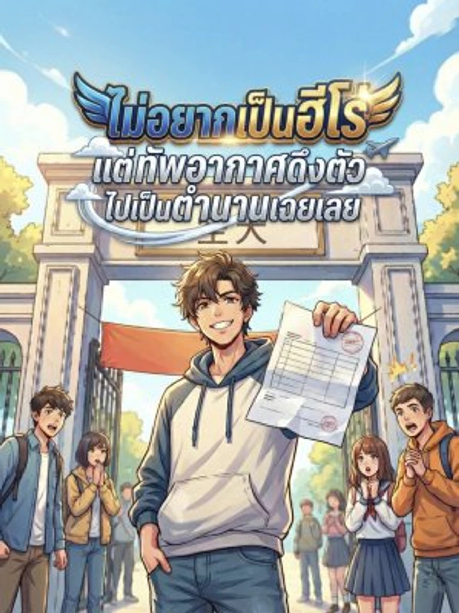 ปก ไม่อยากเป็นฮีโร่ แต่ทัพอากาศดึงตัวไปเป็นตํานานเฉยเลย