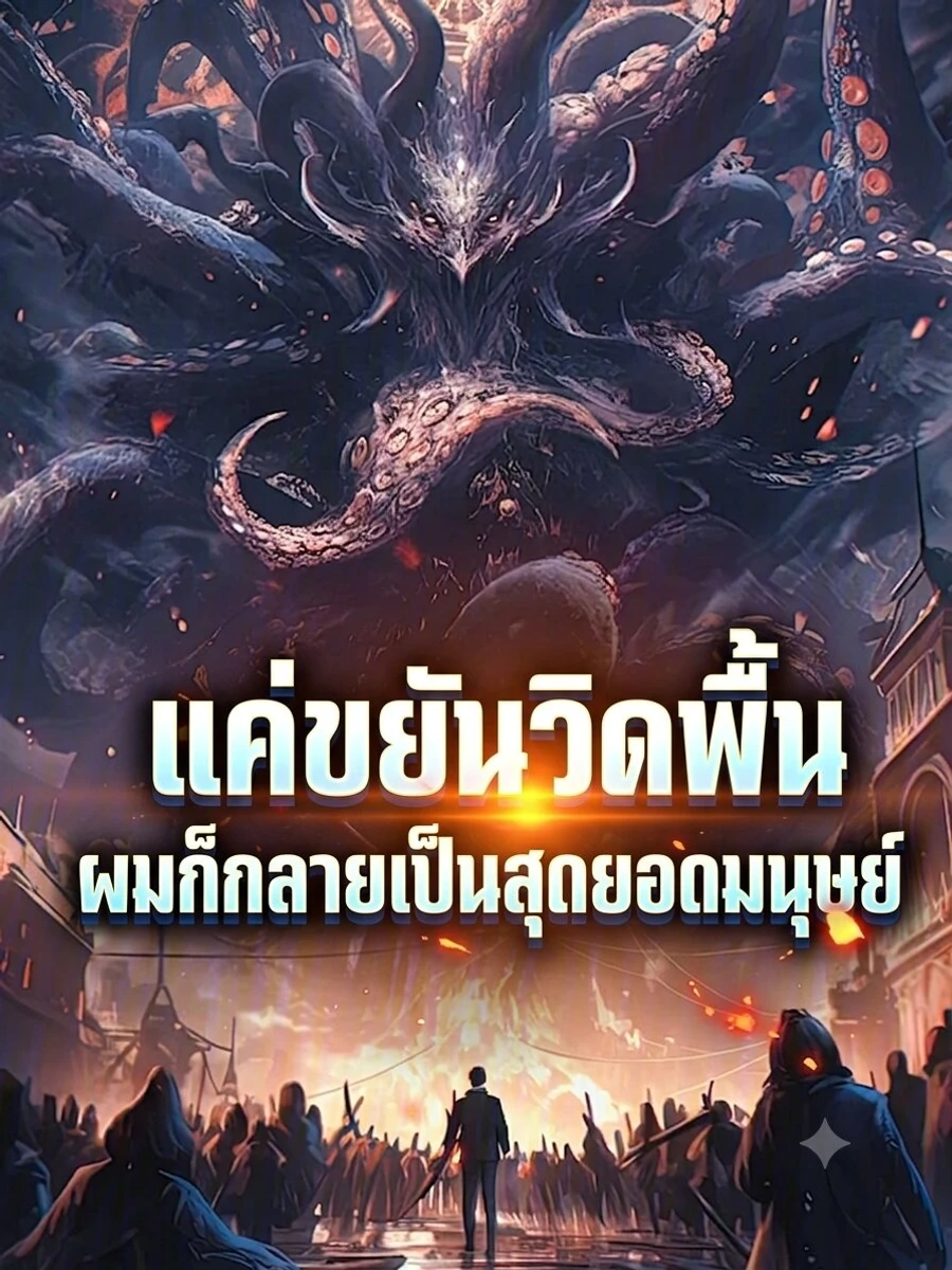 ปก แค่ขยันวิดพื้น ผมก็กลายเป็นสุดยอดมนุษย์