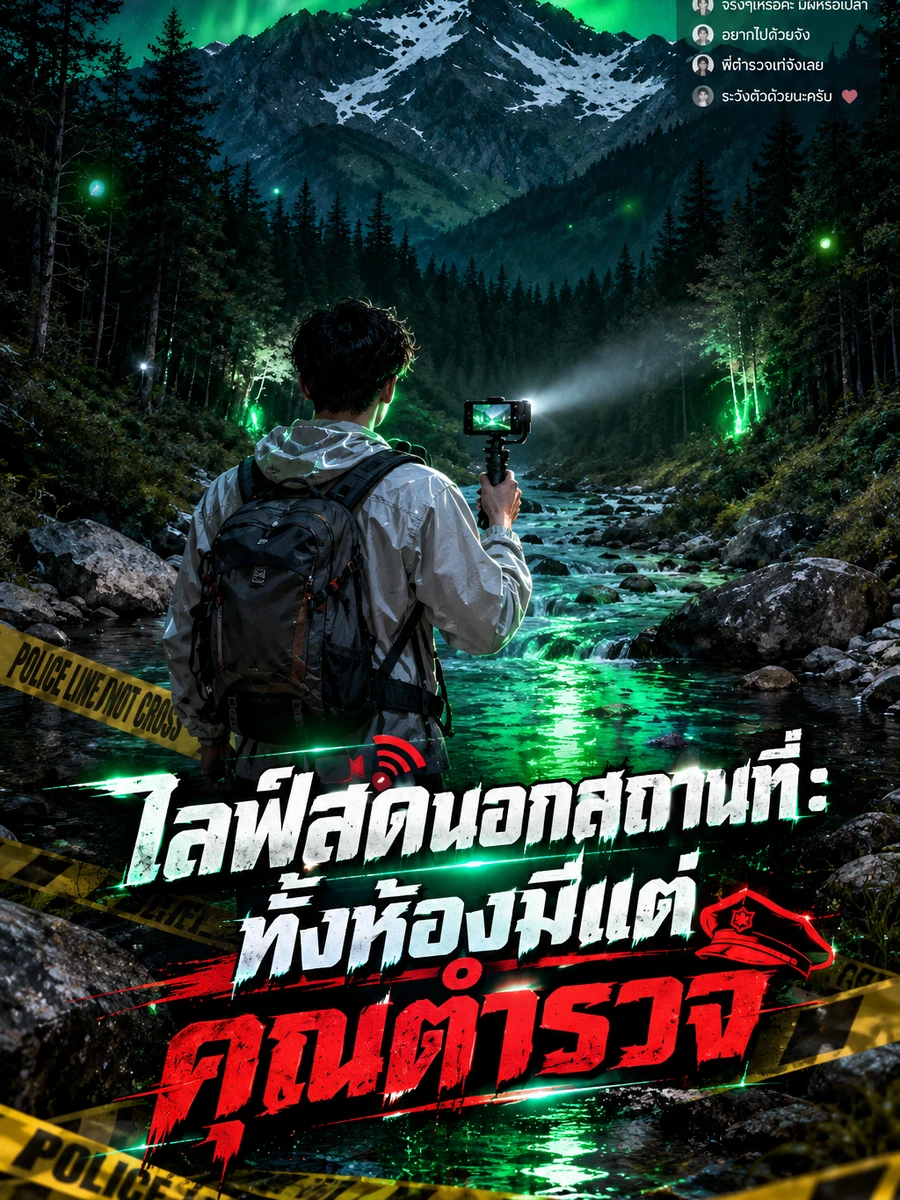 ปก ไลฟ์สดนอกสถานที่: ทั้งห้องมีแต่คุณตํารวจ