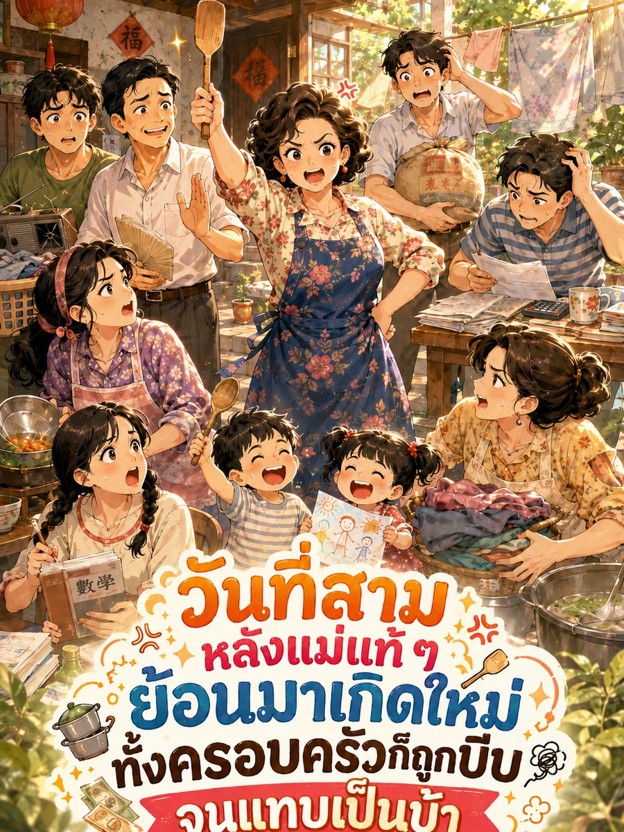 ปก [จบแล้ว] วันที่สามหลังแม่แท้ ๆ ย้อนมาเกิดใหม่ ทั้งครอบครัวก็ถูกบีบจนแทบเป็นบ้า