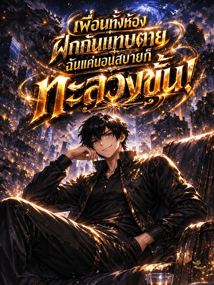 ปก เพื่อนทั้งห้องฝึกกันแทบตาย ฉันแค่นอนสบายก็ทะลวงขั้น!