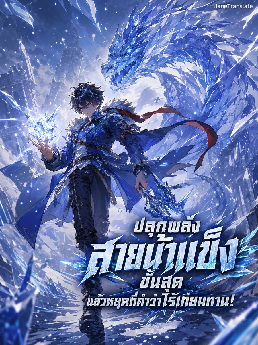 ปก ปลุกพลังสายน้ําแข็งขั้นสุด แล้วหยุดที่คําว่าไร้เทียมทาน!