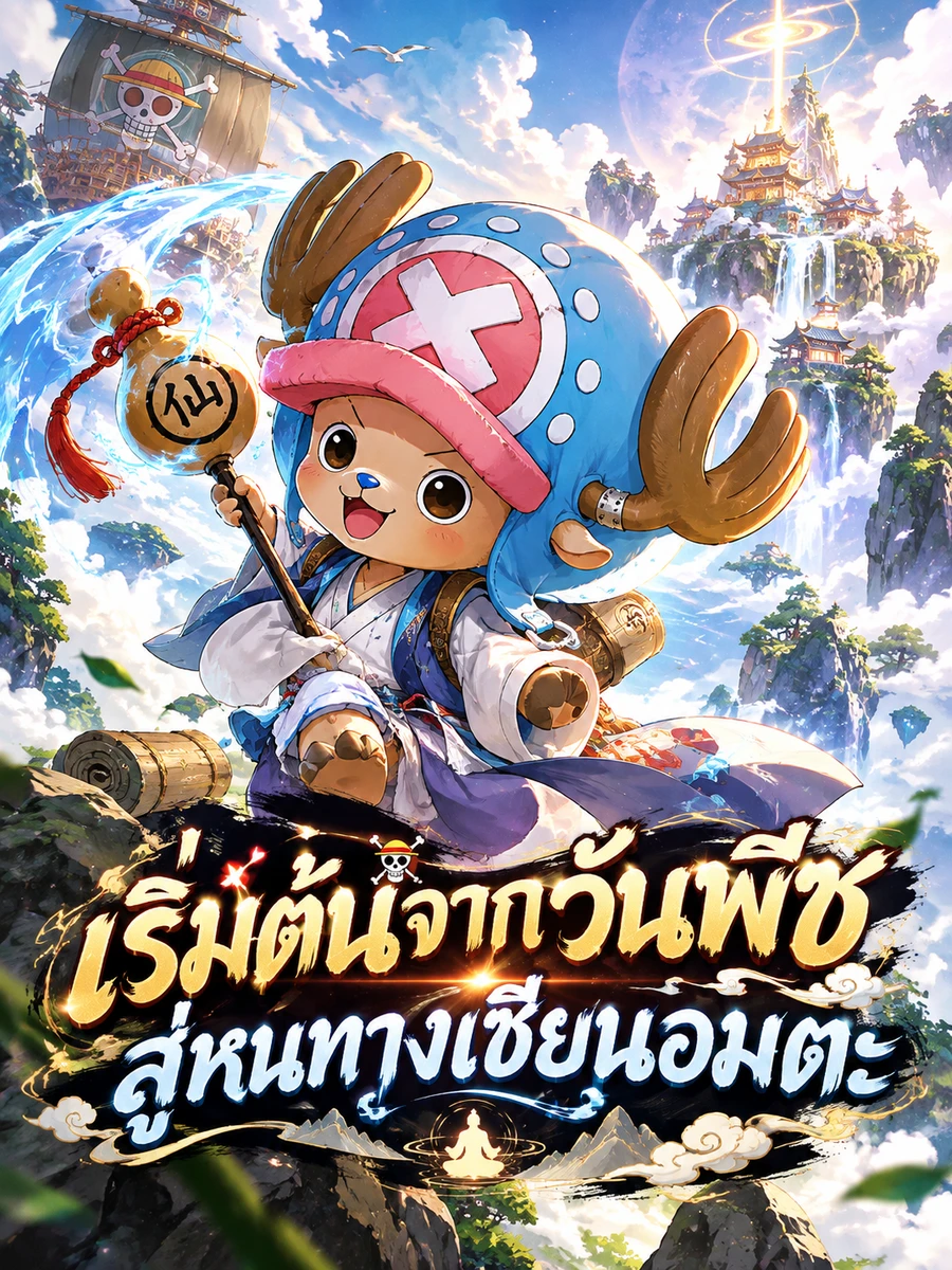 ปก เริ่มต้นจากวันพีชสู่หนทางเซียนอมตะ