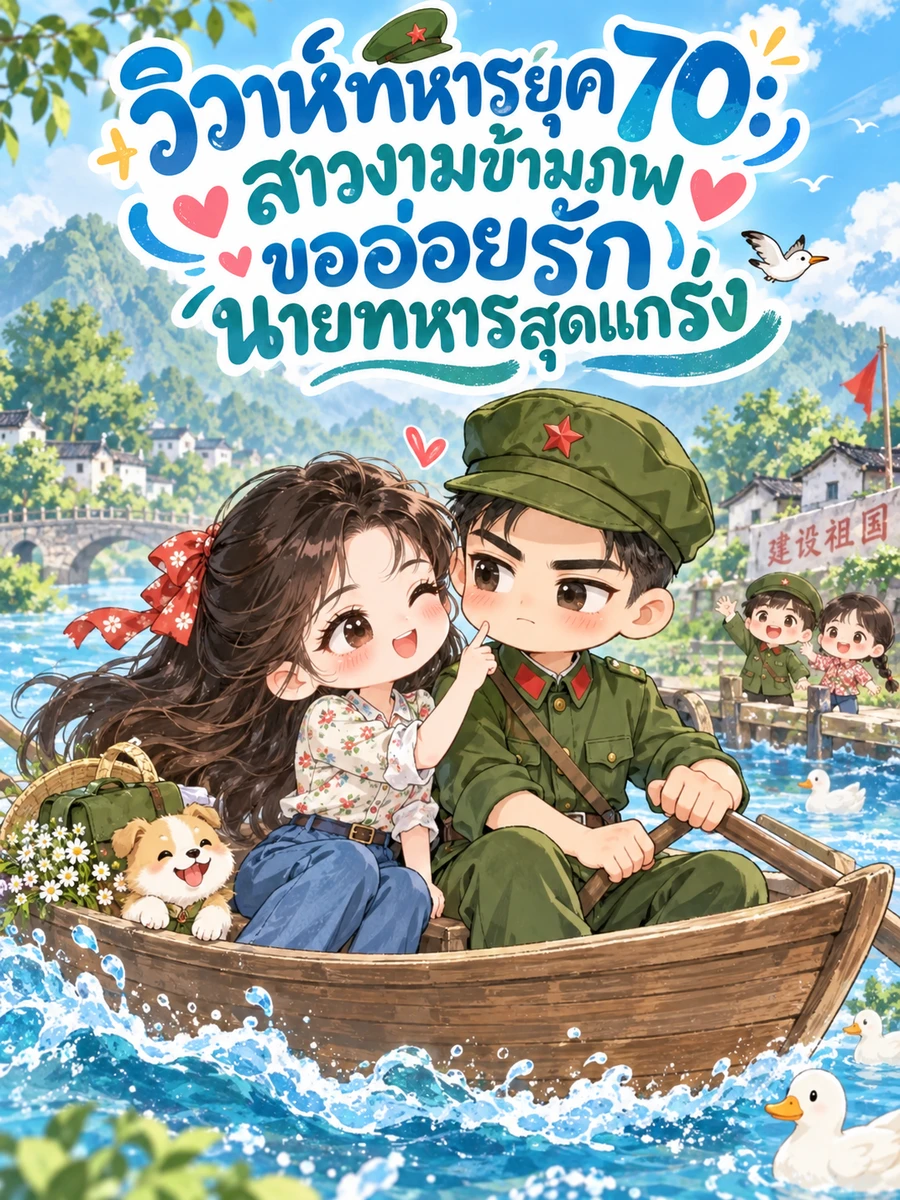 ปก (จบแล้ว) วิวาห์ทหารยุค 70: สาวงามข้ามภพขออ่อยรักนายทหารสุดแกร่ง