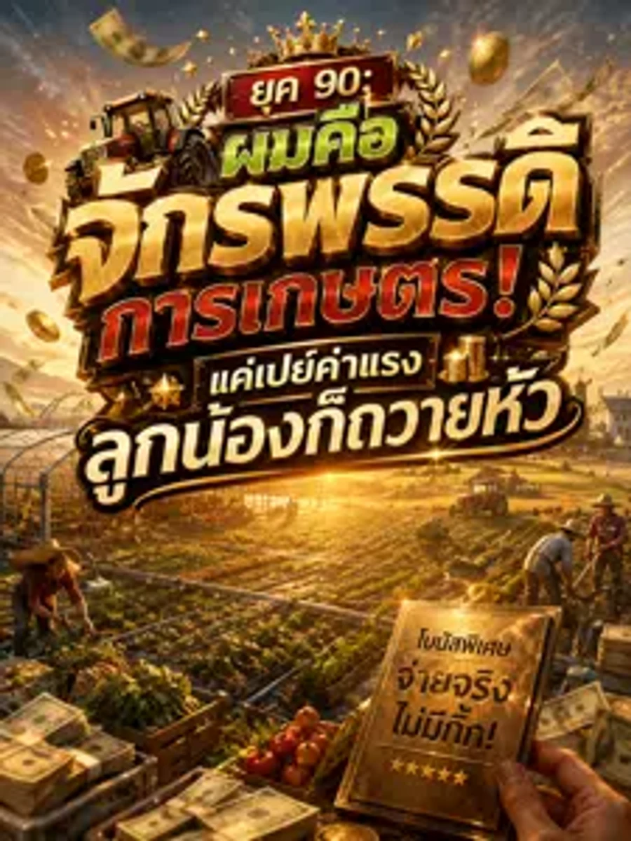ปก ยุค 90: ผมคือจักรพรรดิการเกษตร! แค่เปย์ค่าแรง ลูกน้องก็ถวายหัว