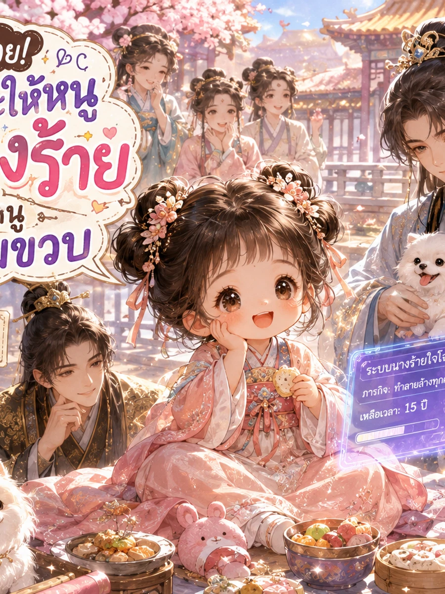 ปก ช่วยด้วย! ระบบจะให้หนูเป็นนางร้าย ทั้งที่หนูเพิ่งสามขวบ