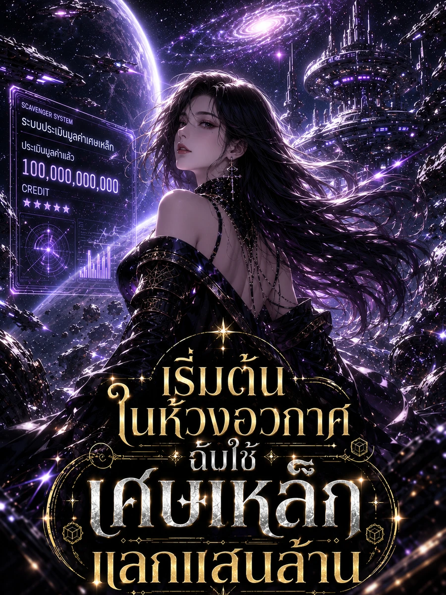 ปก เริ่มต้นในห้วงอวกาศ ฉันใช้เศษเหล็กแลกแสนล้าน