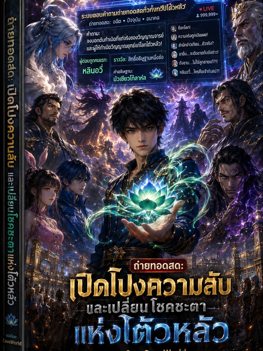 ปก ถ่ายทอดสด: เปิดโปงความลับและเปลี่ยนโชคชะตาแห่งโต้วหลัว
