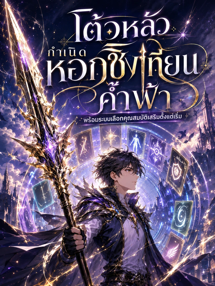 ปก โต้วหลัว: กําเนิดหอกชิงเทียนค้ําฟ้า พร้อมระบบเลือกคุณสมบัติเสริมตั้งแต่เริ่ม!