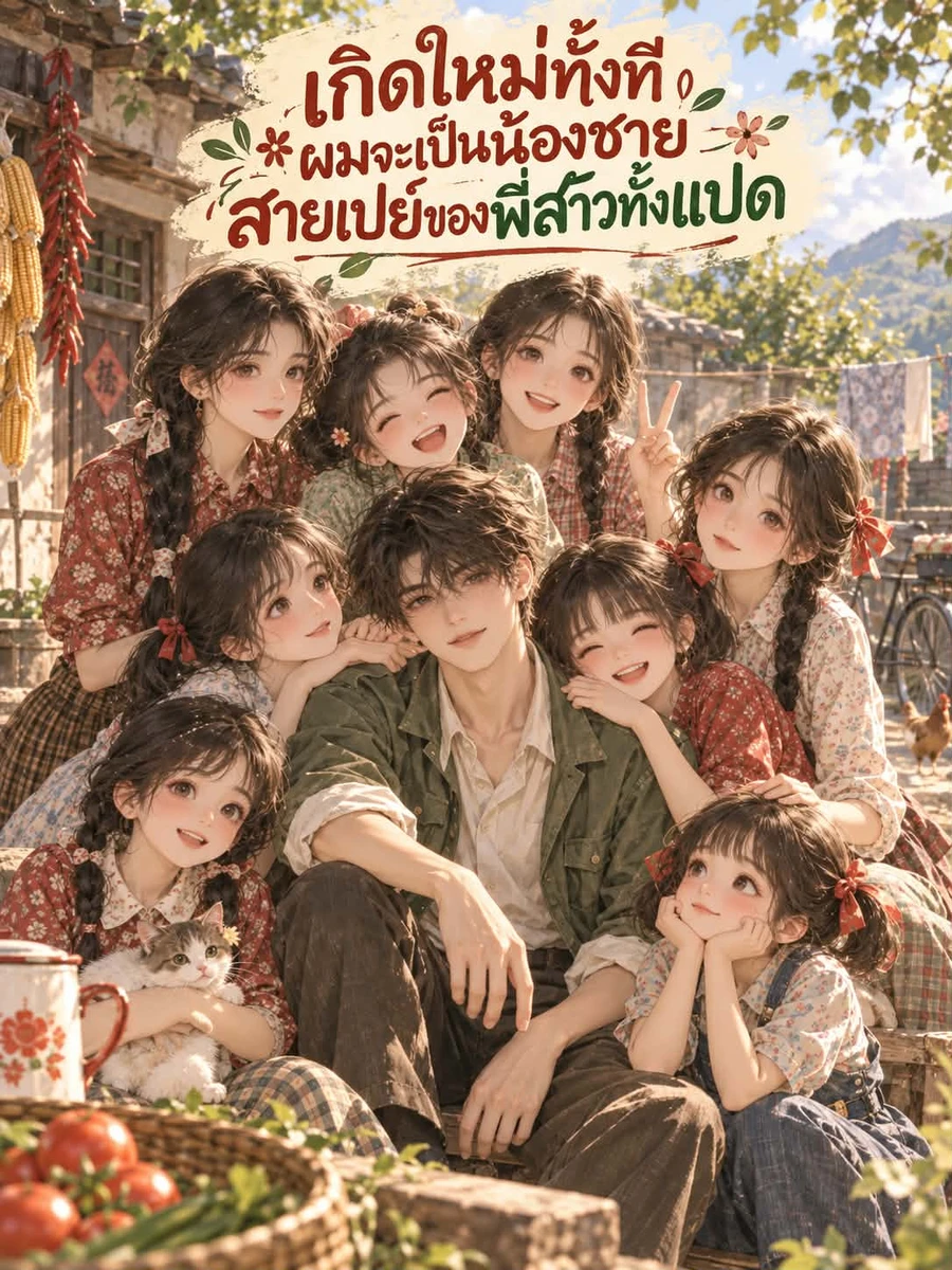 ปก (จบแล้ว) เกิดใหม่ทั้งที ผมจะเป็นน้องชายสายเปย์ของพี่สาวทั้งแปด