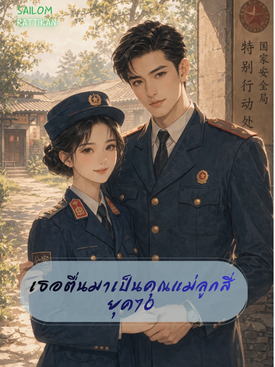 ปก เธอตื่นมาเป็นคุณแม่ลูกสี่ ยุค70