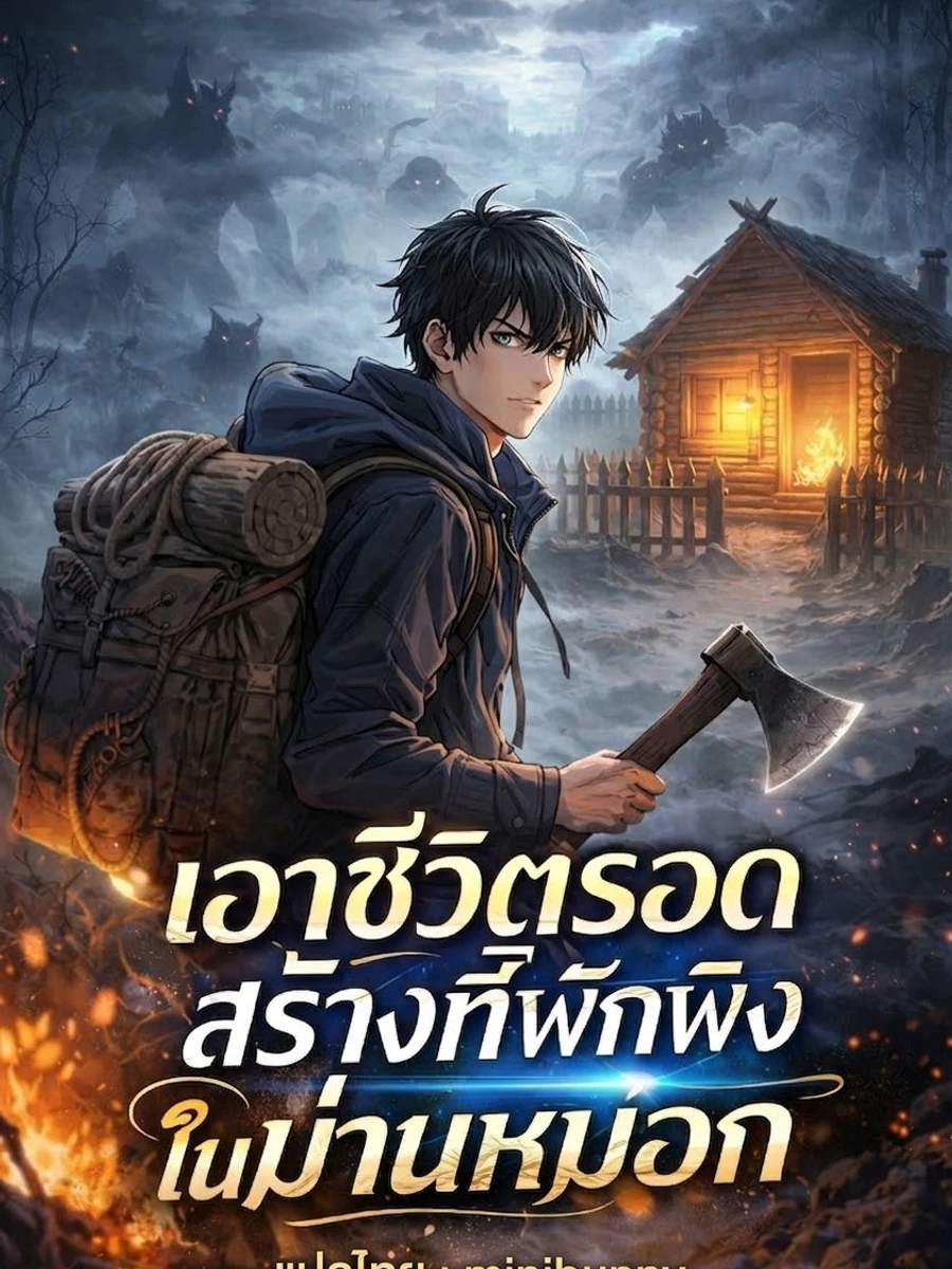 ปก เอาชีวิตรอด สร้างที่พักพิงในม่านหมอก