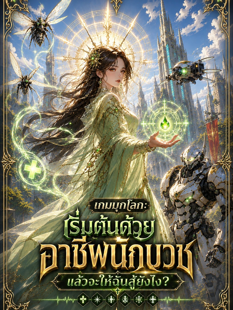 ปก เกมบุกโลก: เริ่มต้นด้วยอาชีพนักบวช แล้วจะให้ฉันสู้ยังไง?