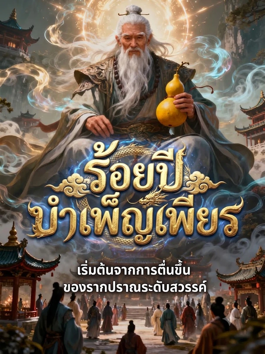 ปก ร้อยปีบําเพ็ญเพียร เริ่มต้นจากการตื่นขึ้นของรากปราณระดับสวรรค์