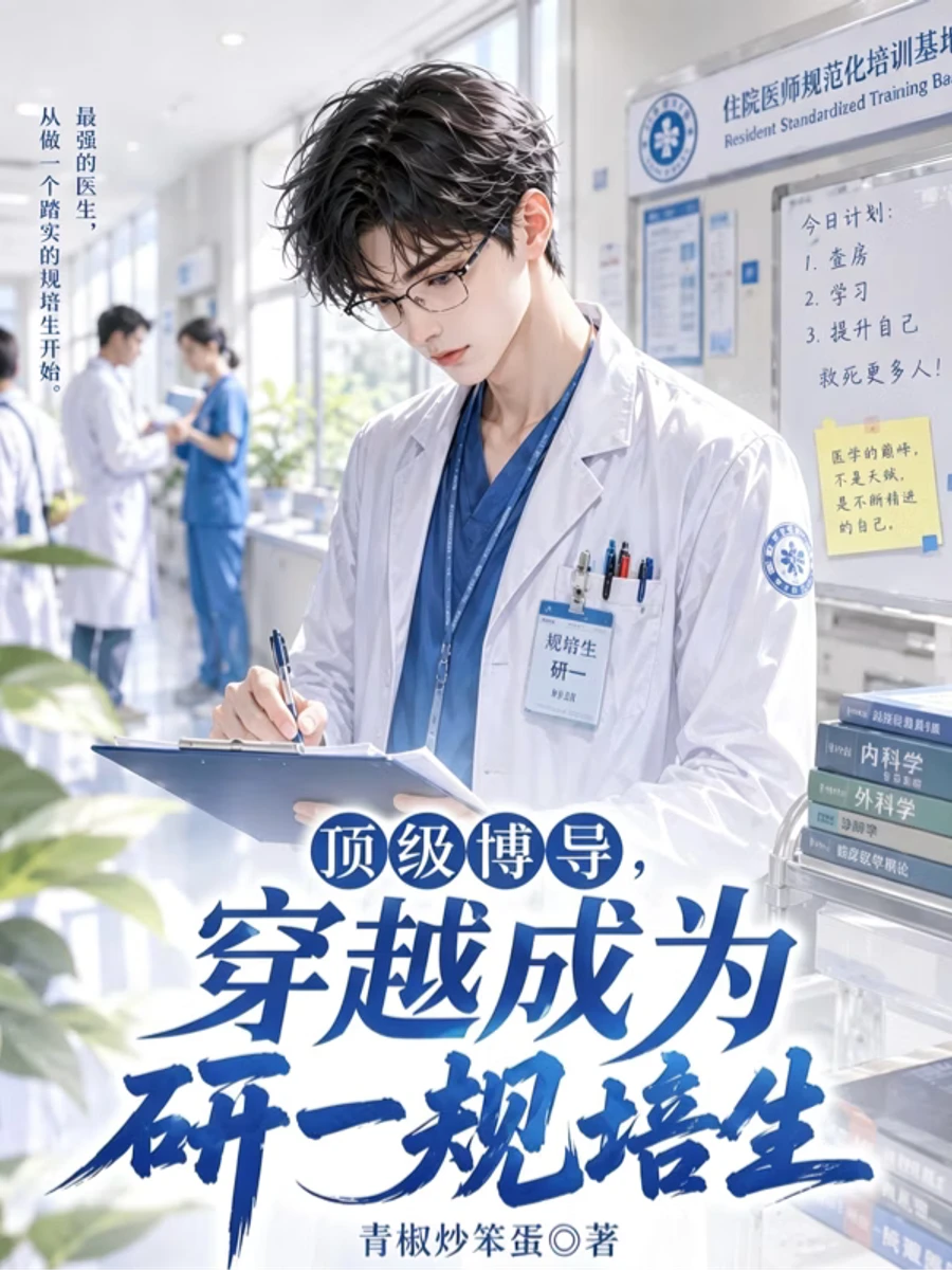 ปก อาจารย์ที่ปรึกษาระดับดอกเตอร์เกิดใหม่เป็นแพทย์ประจําบ้านปีหนึ่ง