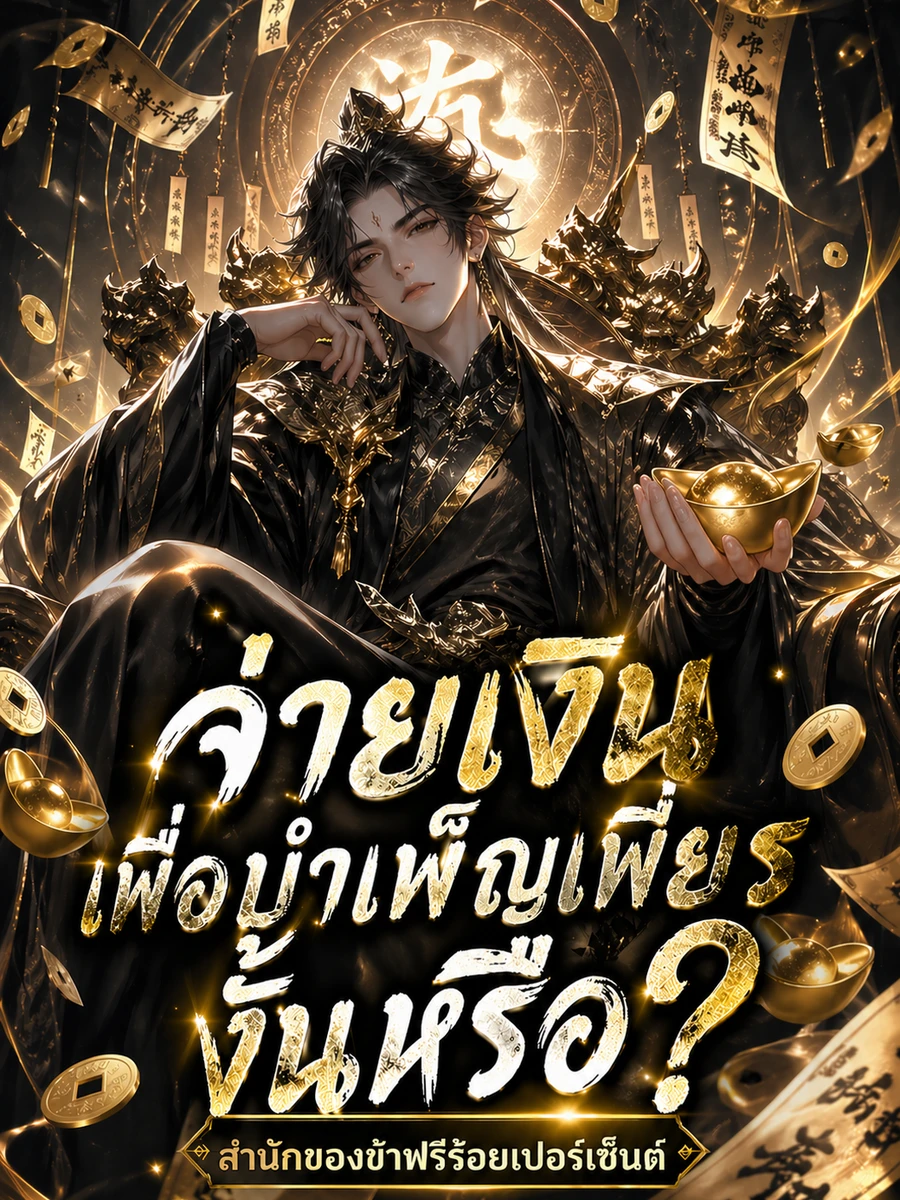 ปก จ่ายเงินเพื่อบําเพ็ญเพียรงั้นหรือ? สํานักของข้าฟรีร้อยเปอร์เซ็นต์