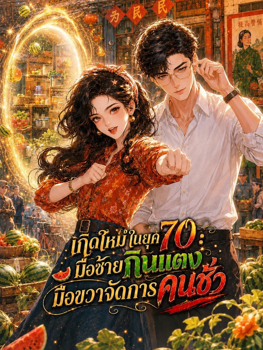 ปก เกิดใหม่ในยุค 70: มือซ้ายกินแตง มือขวาจัดการคนชั่ว