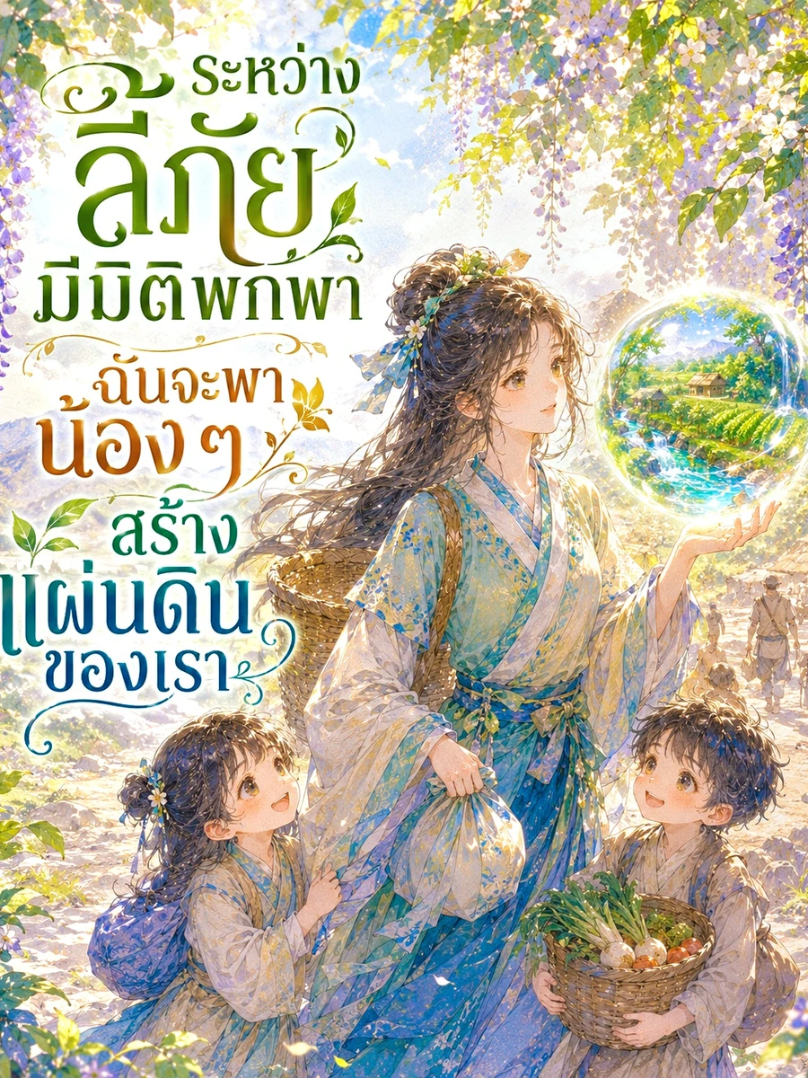 ปก [จบแล้ว] ระหว่างลี้ภัยมีมิติพกพา ฉันจะพาน้อง ๆ สร้างแผ่นดินของเรา