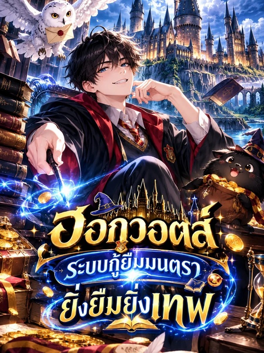 ปก ฮอกวอตส์: ระบบกู้ยืมมนตรา ยิ่งยืมยิ่งเทพ